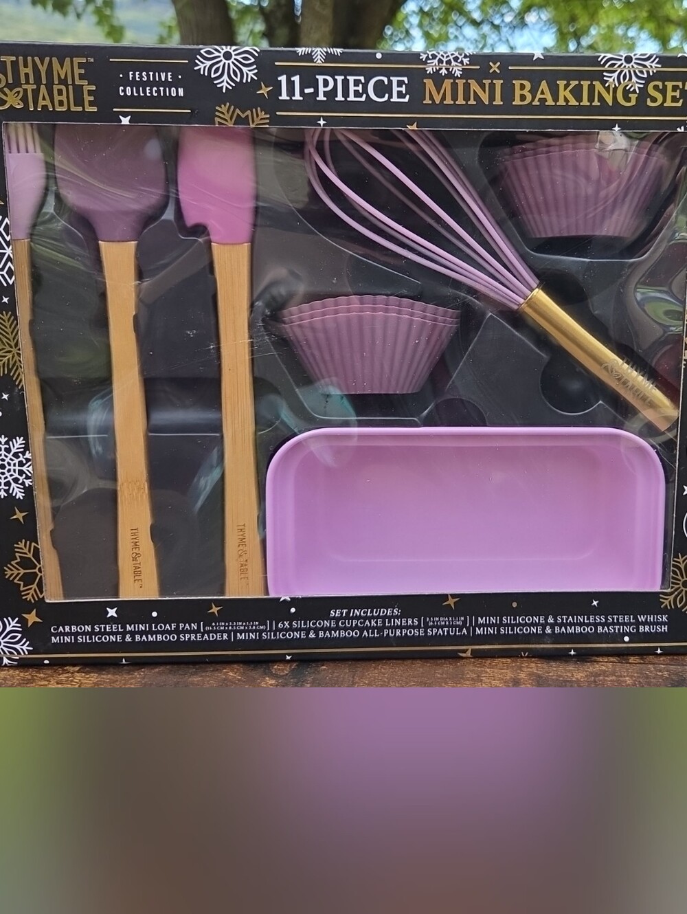 Thyme & Table 11-Piece Mini Baking Set - Purple